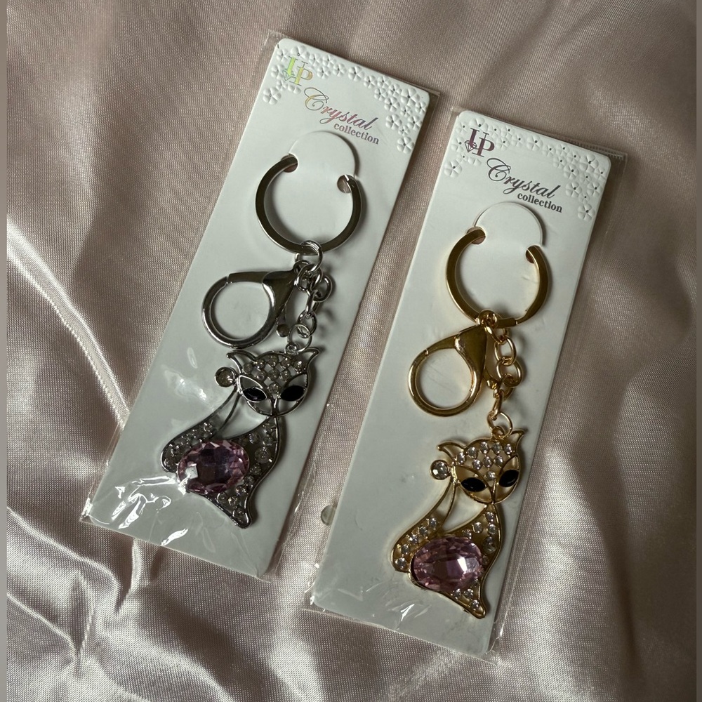 UP Crystal Collection Cat Bag Charm Set